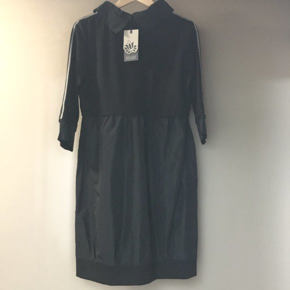 NWT Dolcezza Comfortable High Waisted Cocoon Dress With Tiny Polkadots - Picture 4 of 14